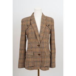 Club Monaco Houndstooth Patern Hunting Jacket Size 6